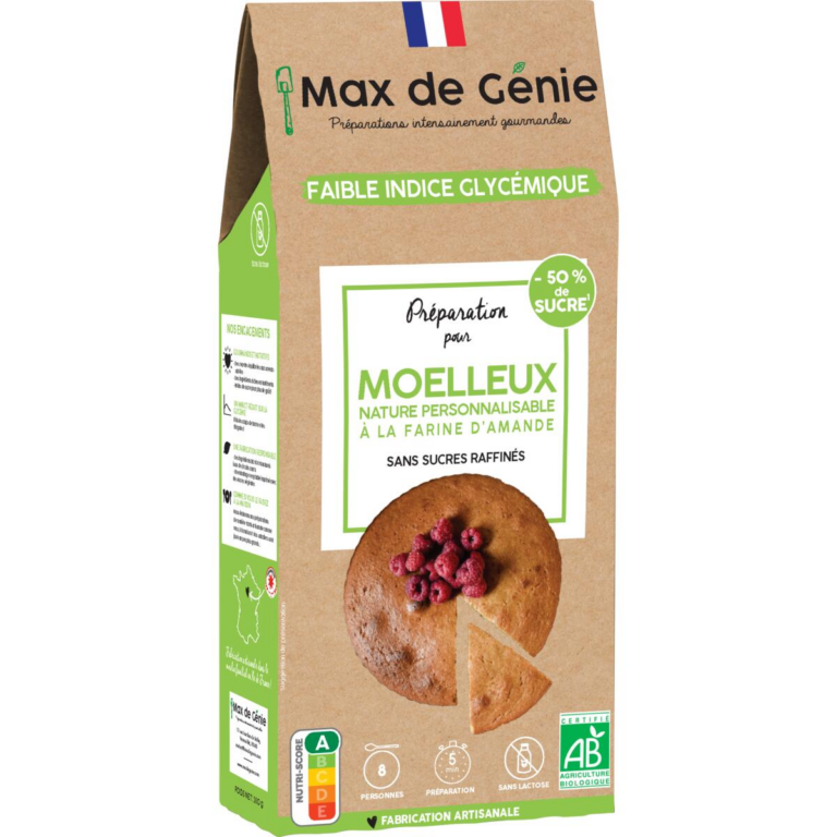 Préparation pâtissière à faible IG pour moelleux nature